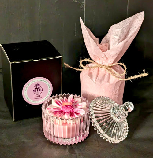 Aloha Pink Candy Jar