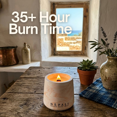 Na Pali Orange Moon Ibiza Scented candle | Sweet Orange, Neroli and Petitgrain