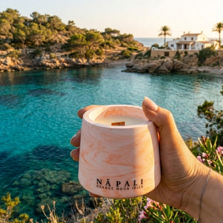 Na Pali Orange Moon Ibiza Scented candle | Sweet Orange, Neroli and Petitgrain
