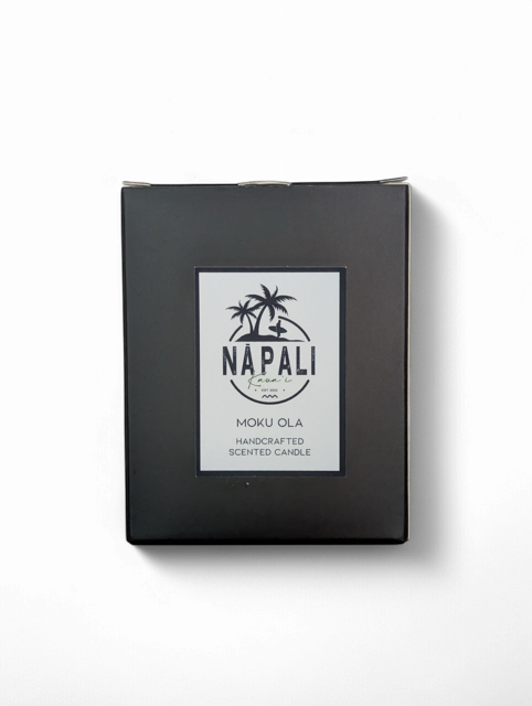 NĀ PALI Handcrafted Hawaiian Candle | Crackling Wick | MOKU OLA | Coconut Island
