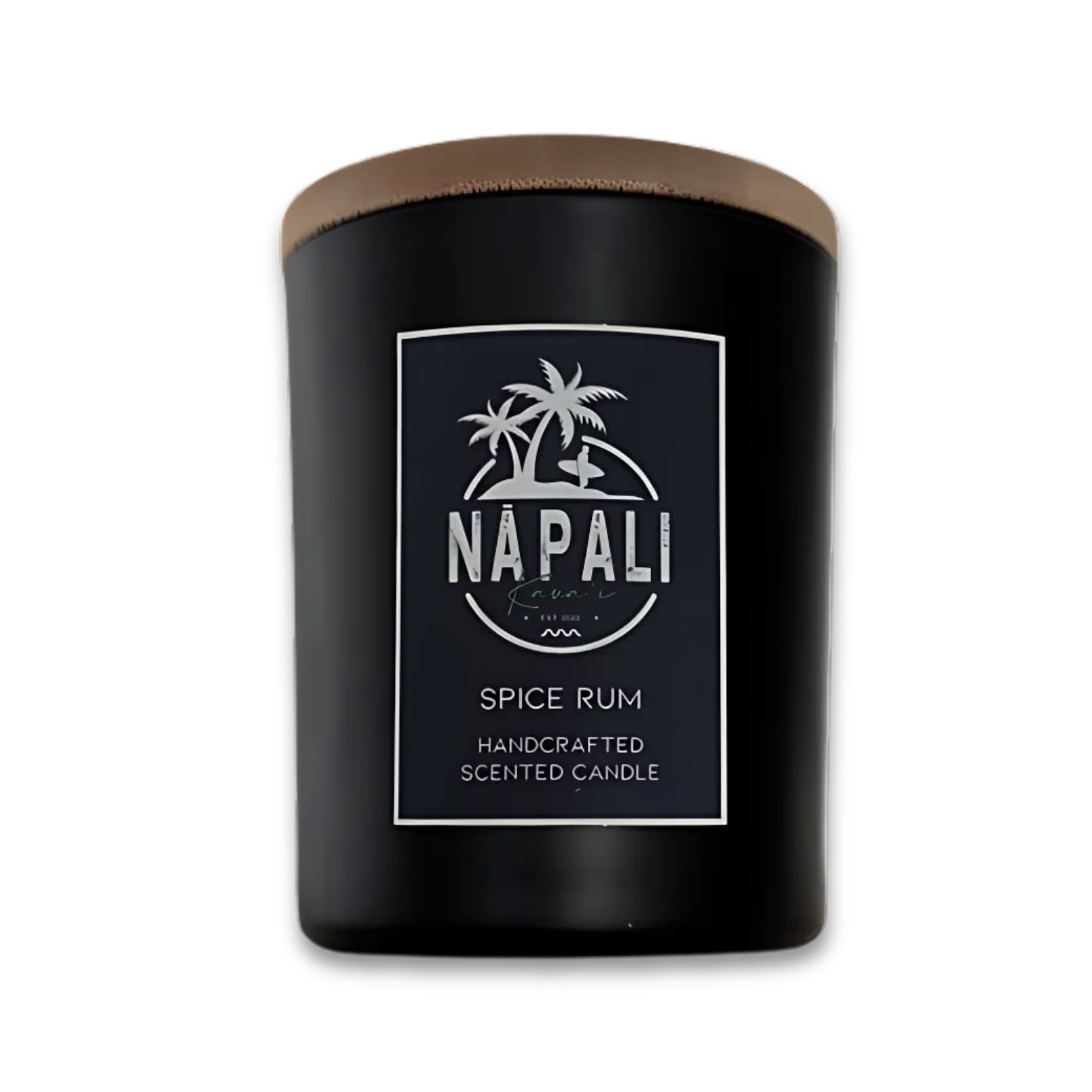 NĀ PALI Handcrafted Hawaiian Candle | Crackling Wick | SPICE RUM